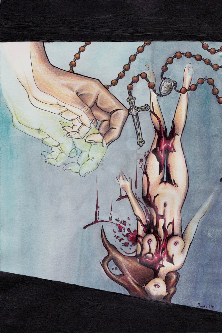 Die blutende Frau - Nahezu fertig