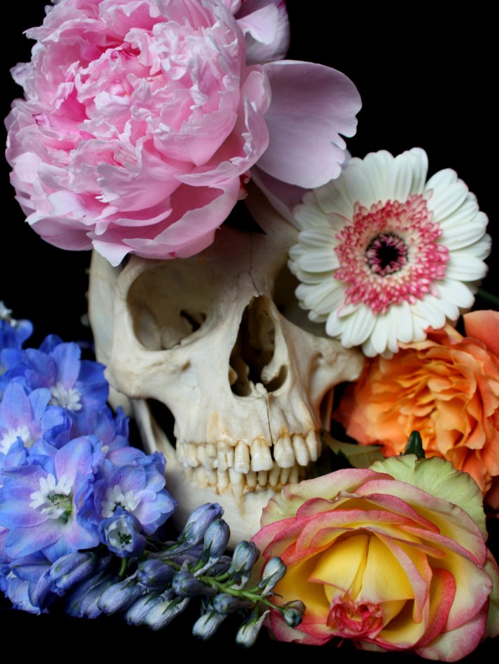 Schädel & Blumen