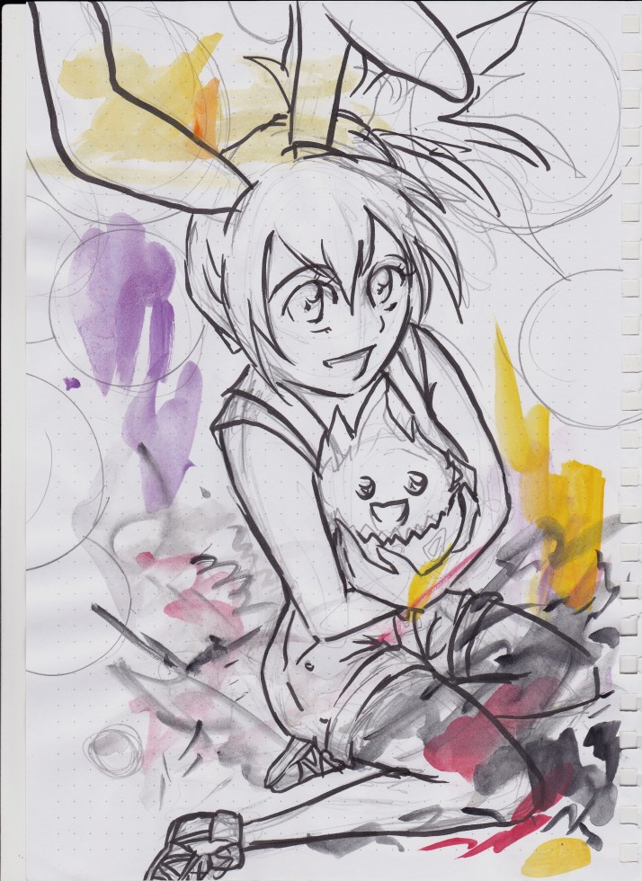 Cosday - Saiko und Hao als Misty und Togepi von Pokémon - Entwicklungsprozess 1