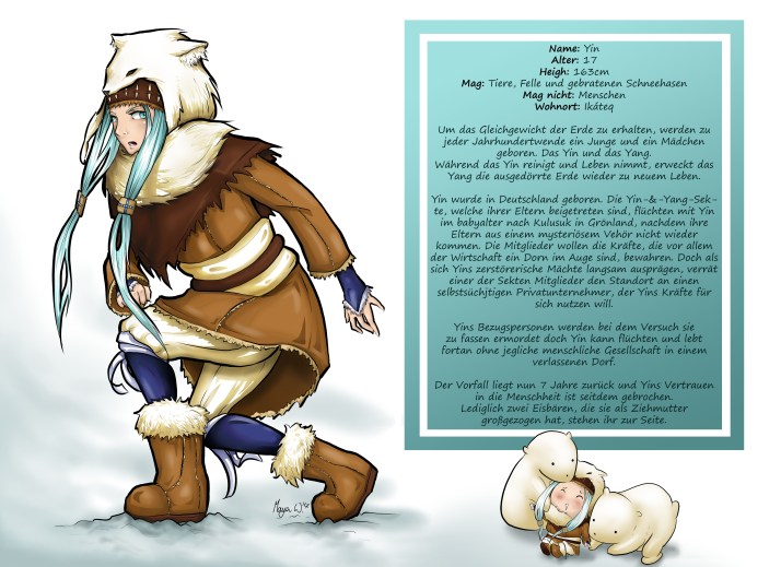 Yin - Listenes Charakter Sheet