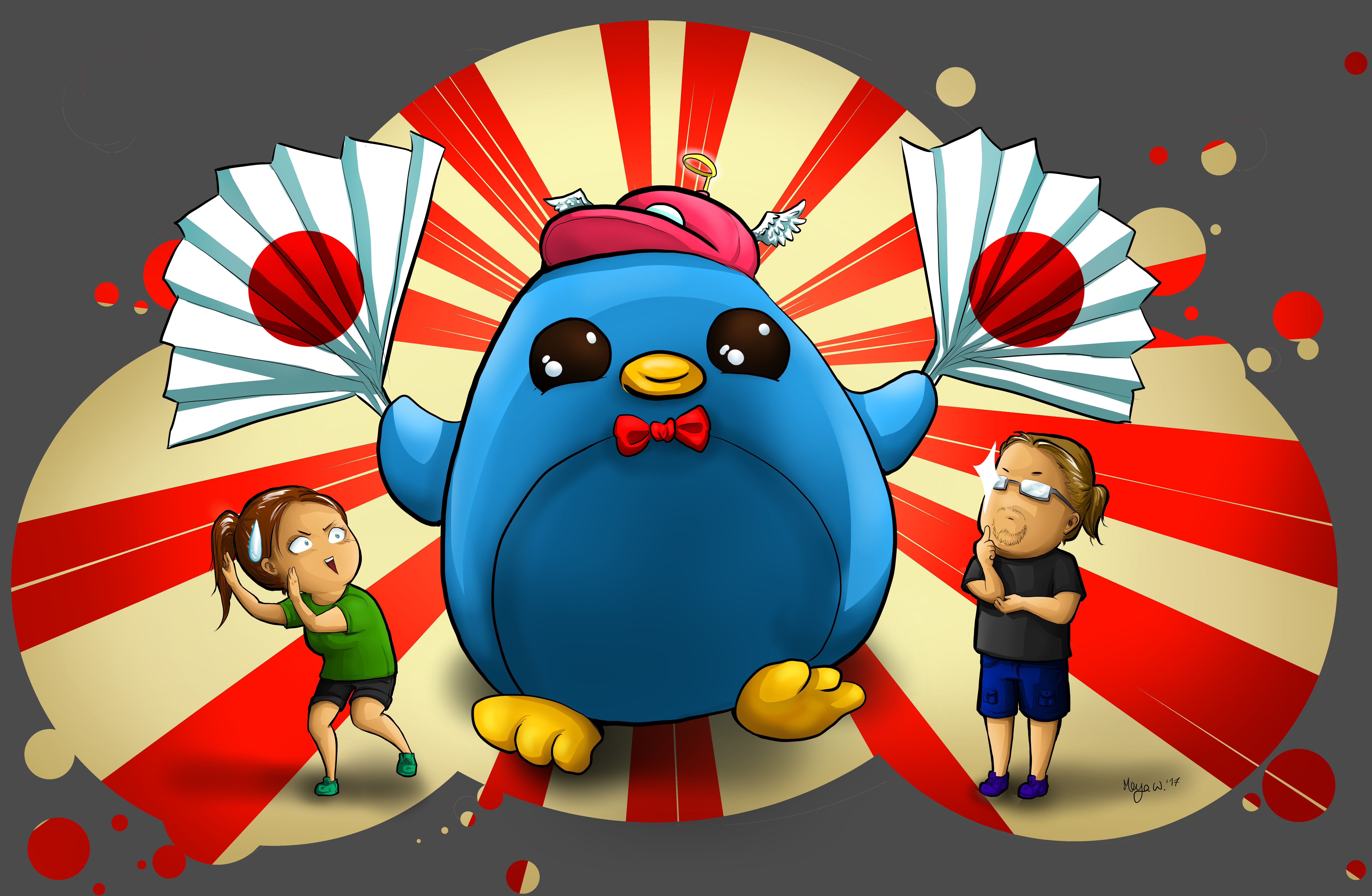 Mia Paul und Fuma Grau