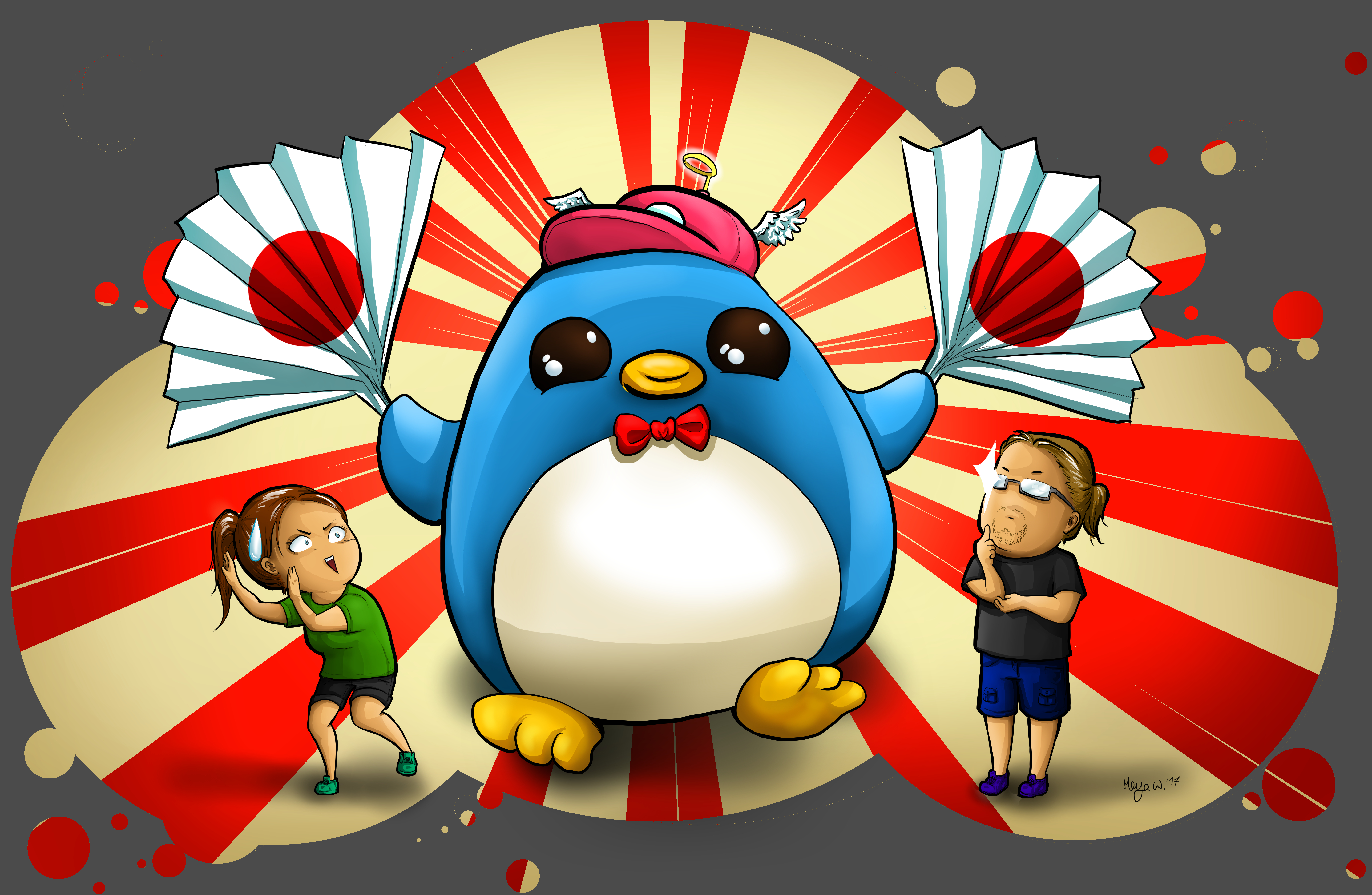 Mia Paul und Fuma Grau