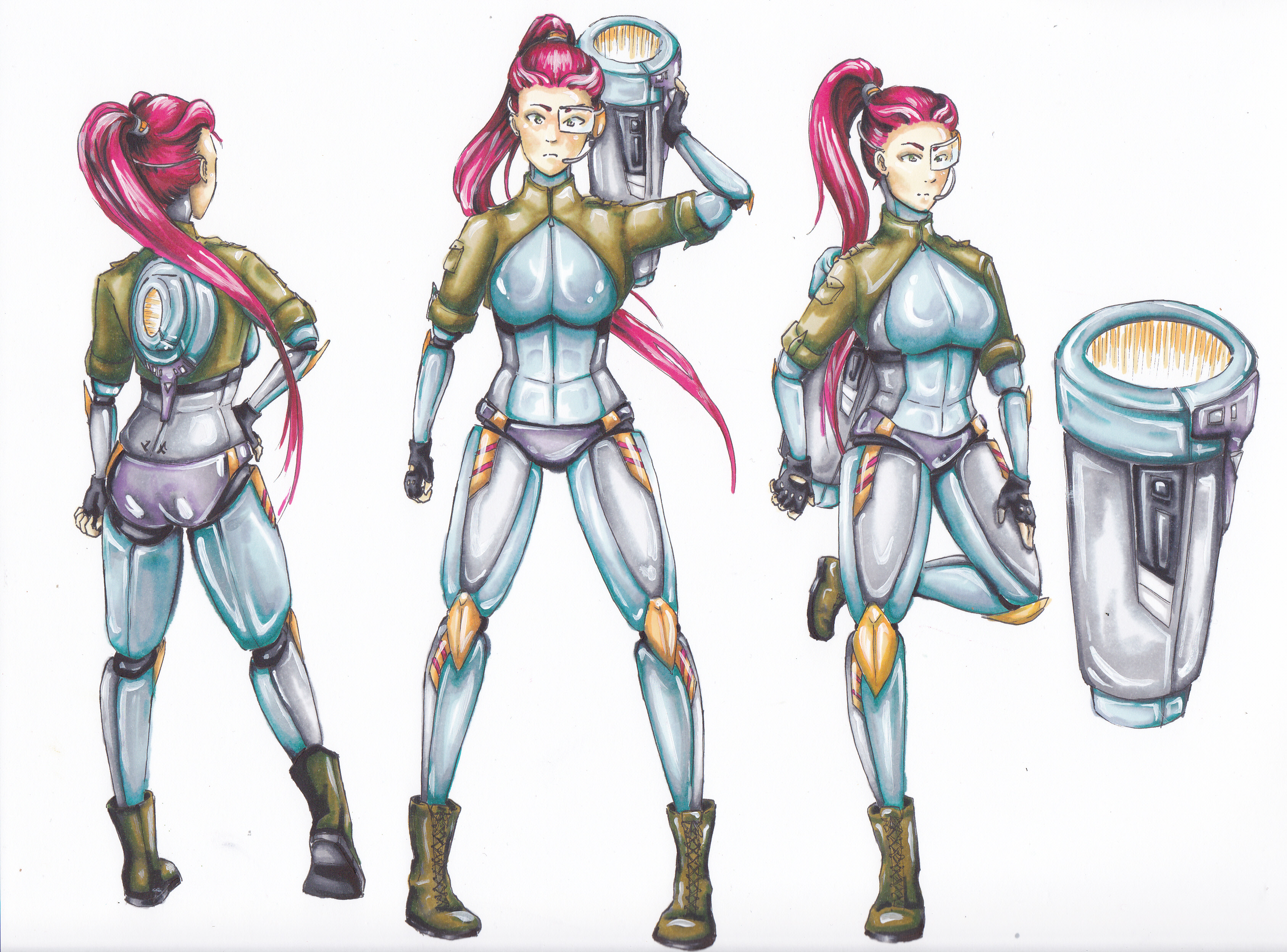 Cyborg Girl - Entwicklungsprozess 09