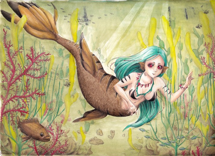 Sichtung der Nymphe - Entwicklungsprozess 07