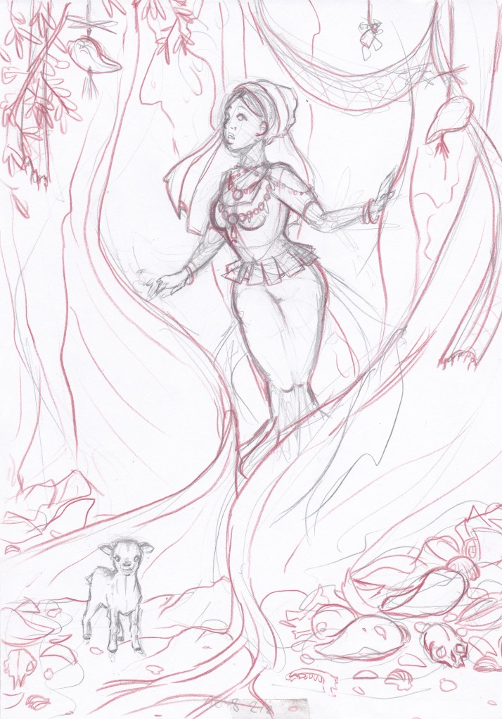 Heiliger Baum - Entwicklungsprozess 01